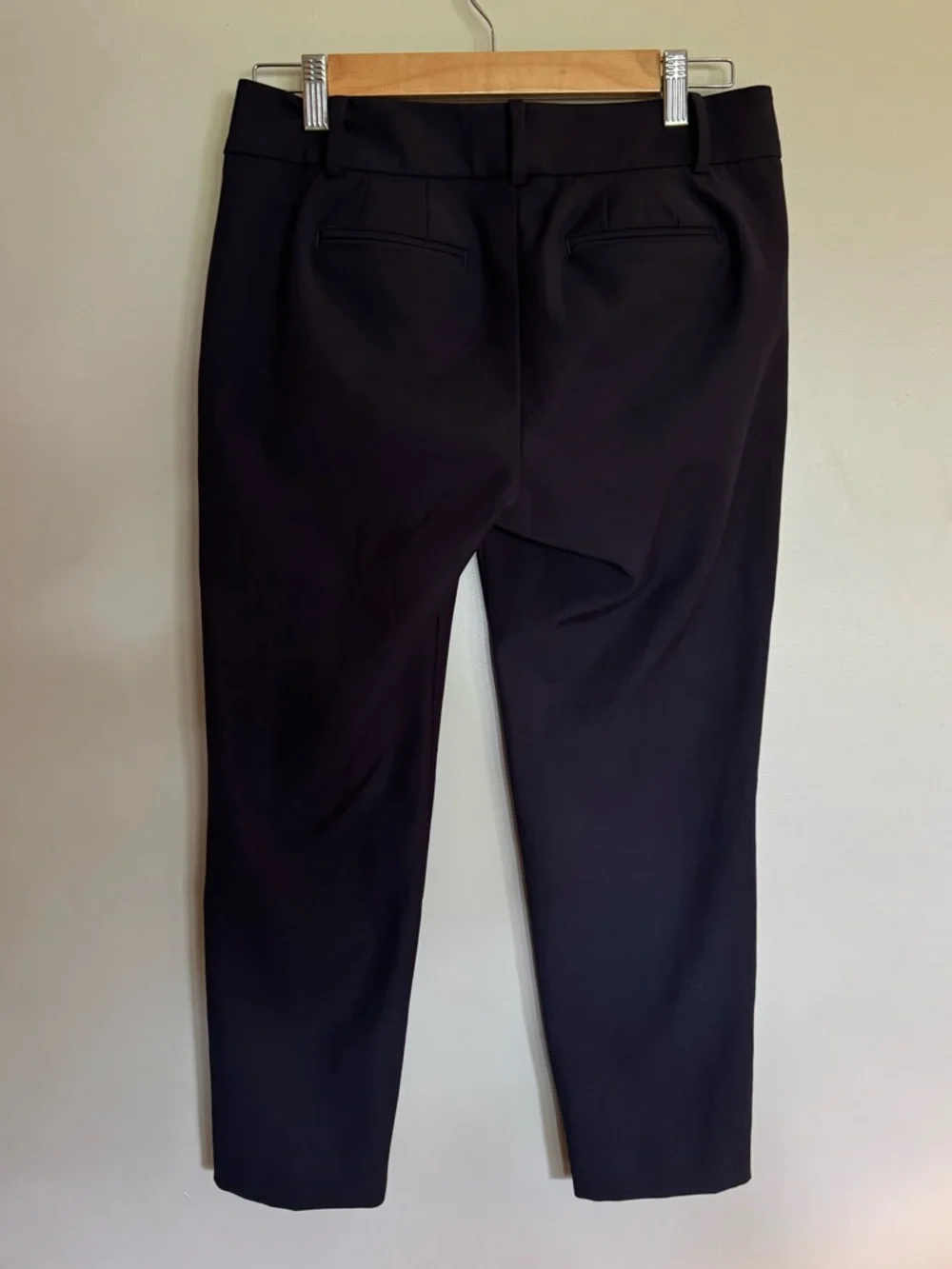 Talbots Petites 4P Dark Navy (almost black) Ankle Dress Pants Stretch Work - Picture 2 of 8